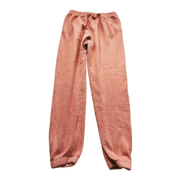 DONNI. Vintage Henley Fleece Jogger Sweatpants Juniper Orange M Quiet Luxury - Picture 7 of 8